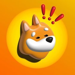 BONK dog meme coin logo