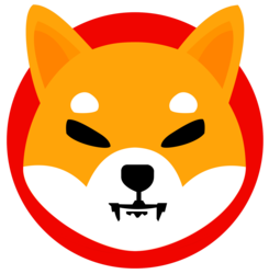 SHIB dog meme coin logo